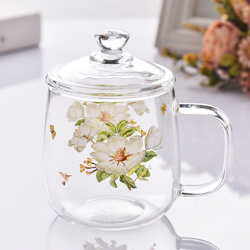 韩国高硼硅耐热玻璃杯水杯牛奶杯