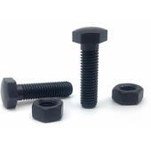 STBB碳钢粗牙头部R型定位螺栓发黑调整螺钉8 PBE3