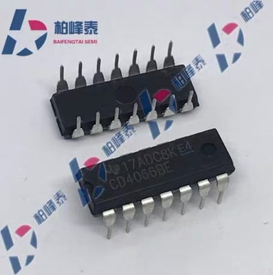 CD4066 CD4066BE HCF4066BE DIP-14逻辑双向开关芯片，全新原装