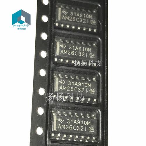 AM26C32I AM26C32IDR 26C32I 26C321 SOP16全新原装特价 可直拍