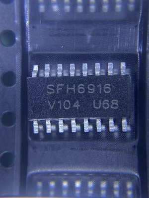 全新原装SFH6916 光耦隔离器 光电输出  3.75KV 4CH贴片SOP16现货