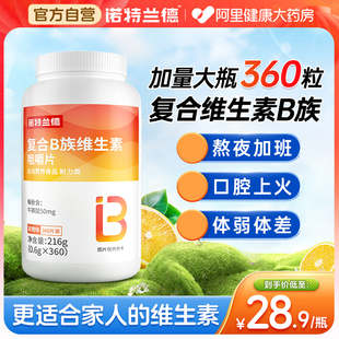 诺特兰德B族维生素多种复合bb1b2b3b6b12官方旗舰店vb正品