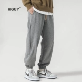 Демисезонные осенние штаны, трендовые черные спортивные повседневные брюки для отдыха, коллекция 2022, свободный крой