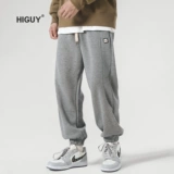 Демисезонные осенние штаны, трендовые черные спортивные повседневные брюки для отдыха, коллекция 2022, свободный крой