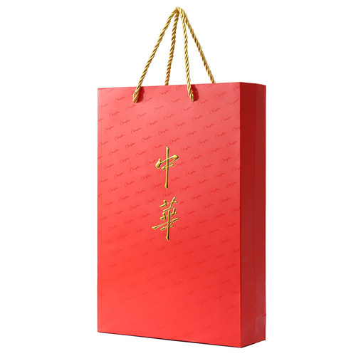 中华礼袋牛皮纸手提袋定制logo