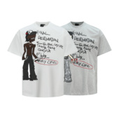 noE E：boi 生活黑人标语SORONA260G美式 noEmosen 国潮短袖