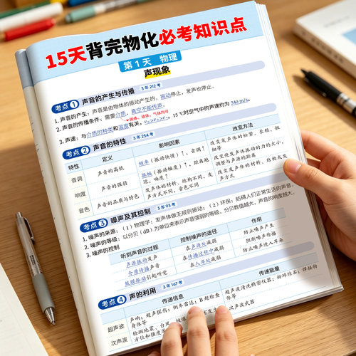 初中物理化学必背知识大全一本通