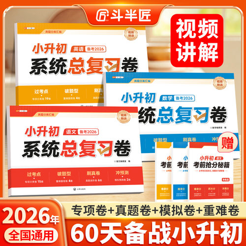 2026新版小升初真题卷
