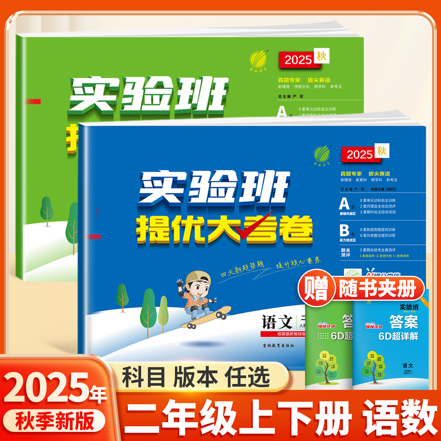 实验班提优大考卷二年级上册