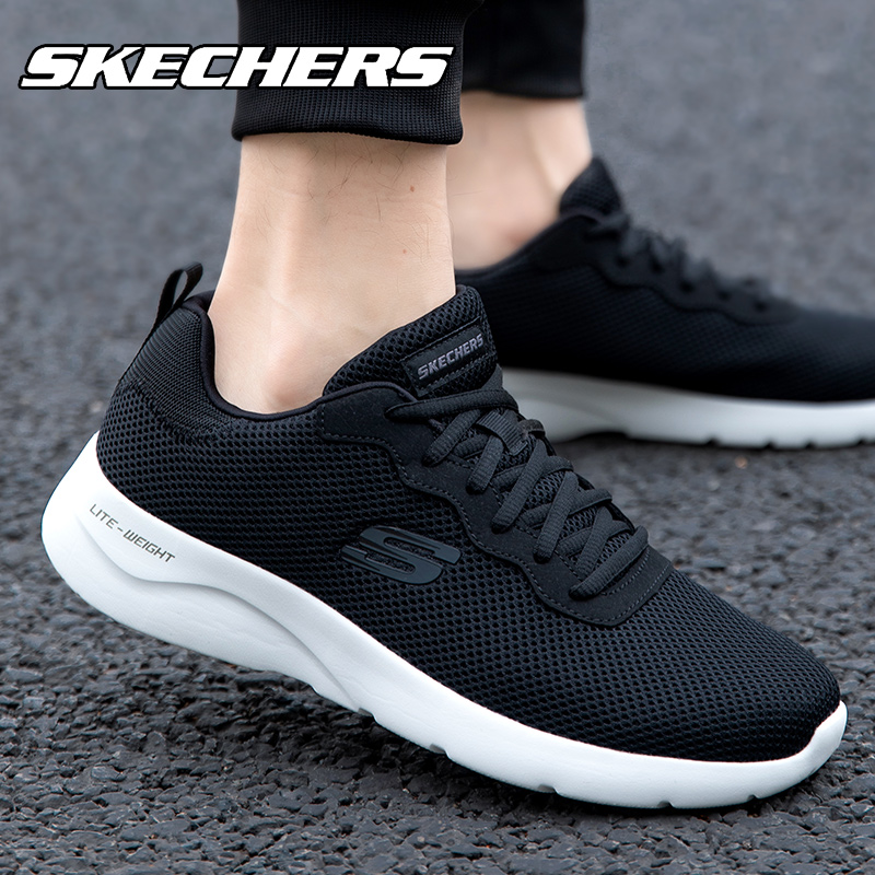 Skechers斯凯奇男鞋运动鞋夏季官方旗舰店网面跑步鞋休闲鞋男正品