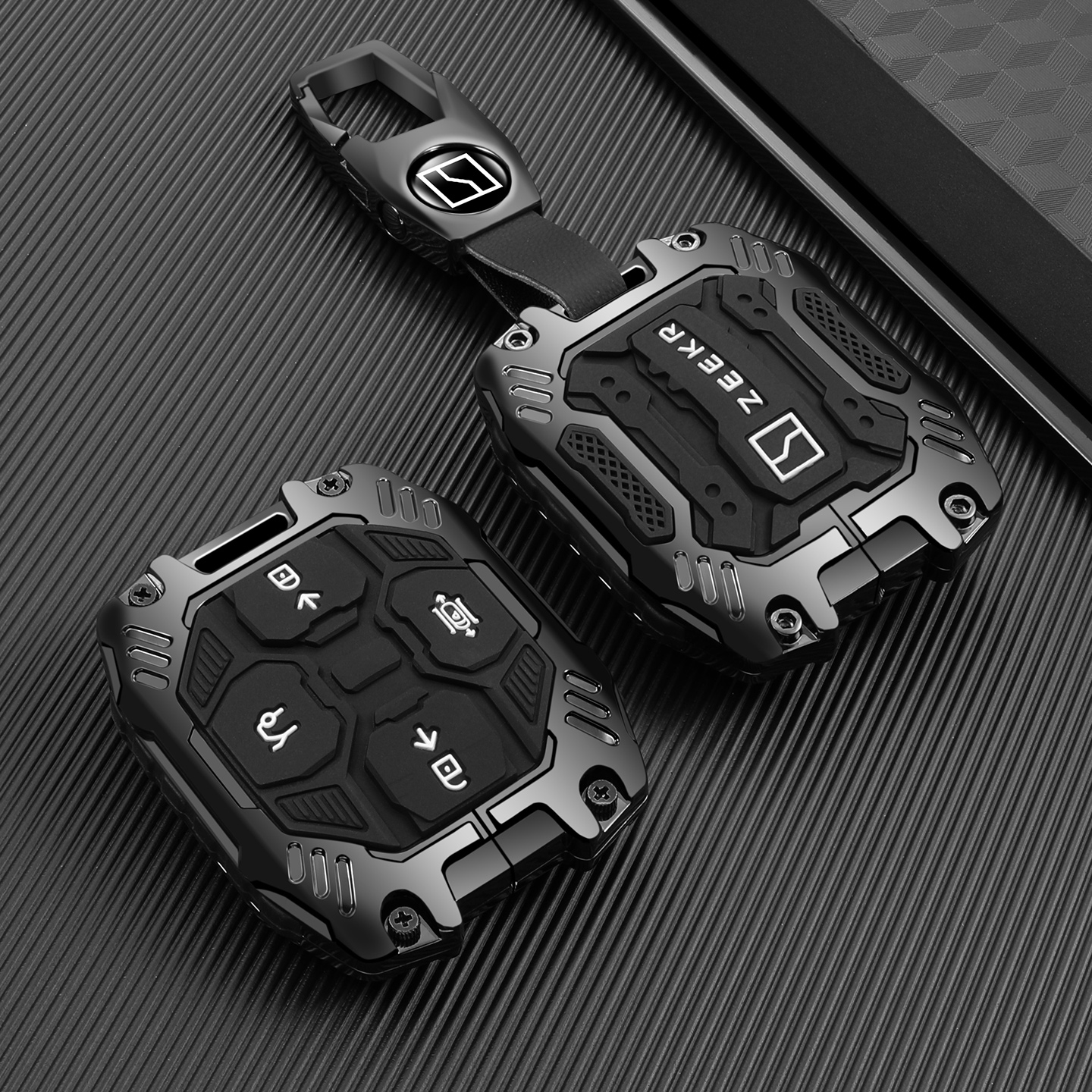 新款极氪007gt机甲金属车钥匙套