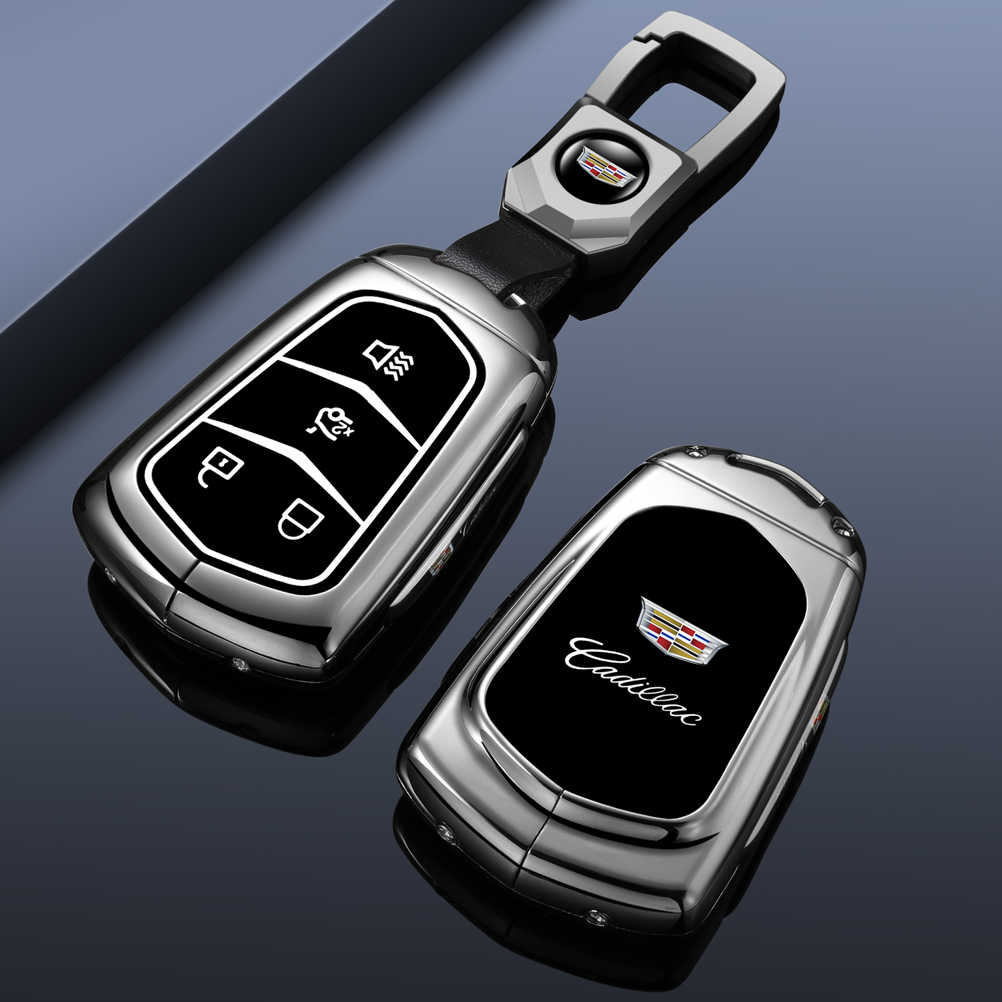 凯迪拉克时尚新款金属全包钥匙套