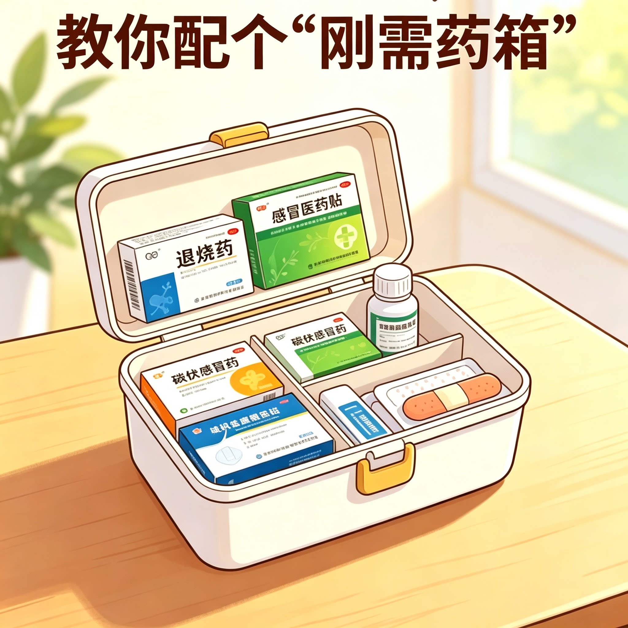 居家刚需药箱配置教程常用家庭常备药品收纳清单