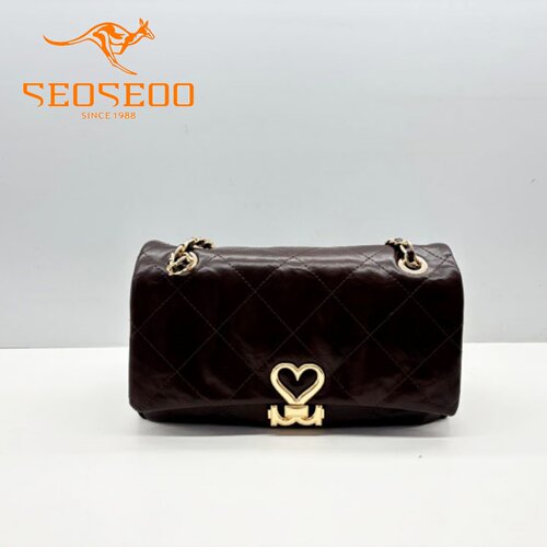 SEOSEOO/九州袋鼠小方包真皮女包