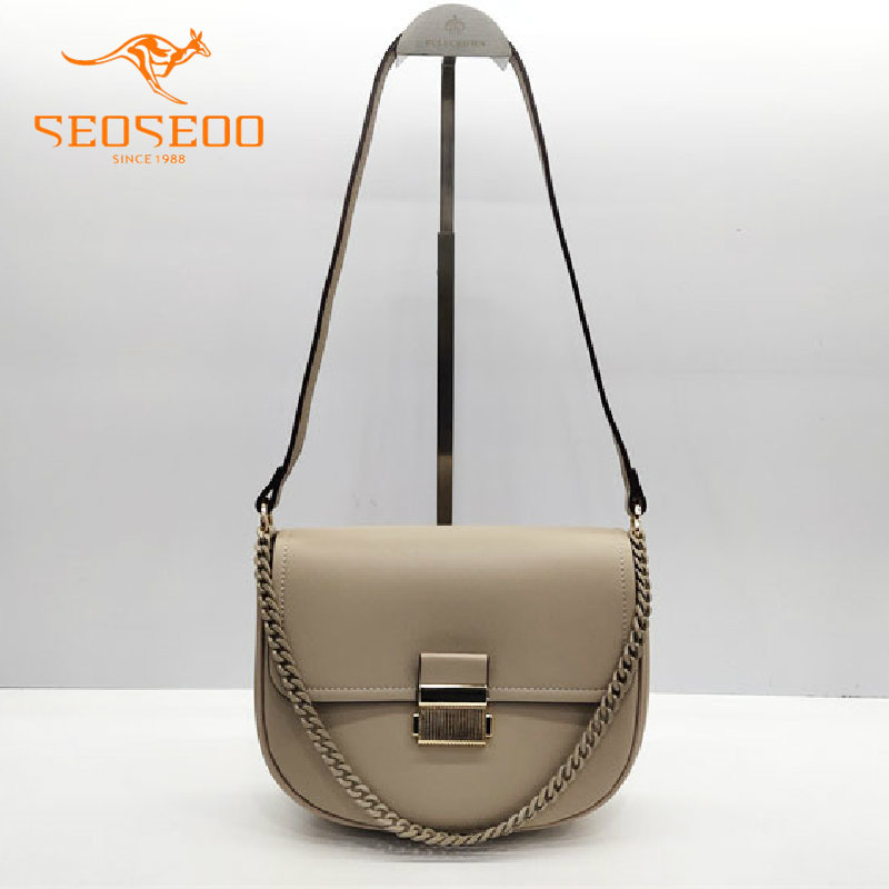 seoseoo/南奥九州袋鼠女包正品2024新款时尚链条马鞍包斜挎791793