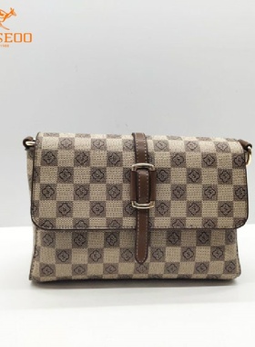 SEOSEOO九州袋鼠女包正品2025新款百搭印花妈妈包单肩斜挎包78567