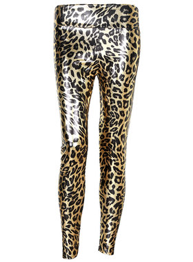 Bright leopard print high-rise leggings亮色豹纹 高腰打底长裤
