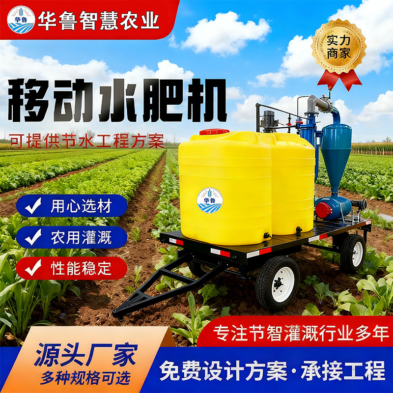 全自动移动式水肥一体机农业大棚蓝莓滴喷灌施肥滴灌全套智能设备