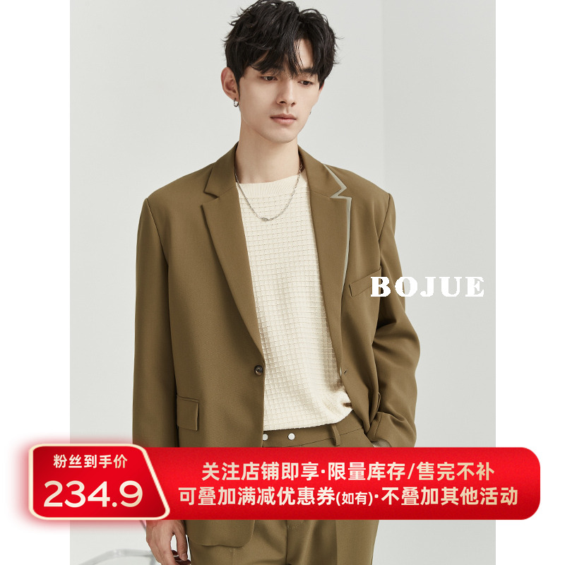 伯爵卓尔春秋季精致韩风休闲西服