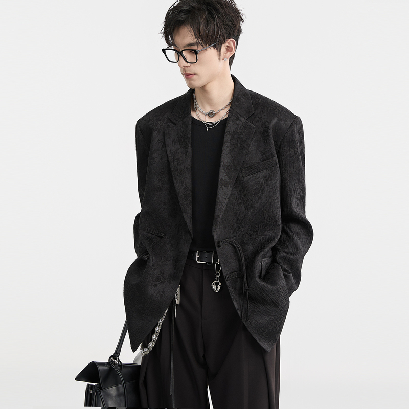【高级定织新中式国风】BJZE男装25春季新款休闲西装雅痞帅气外套