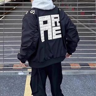 cleanfit刺绣飞行员夹克男款美式潮牌高级感fykshop廓形外套秋冬