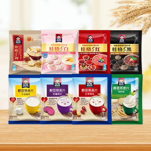 桂格即食燕麦片轻食代餐