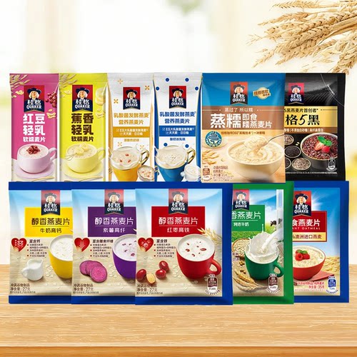 桂格独立小袋多种口味早餐