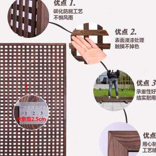 户外大型屏风隔断栅栏围栏室内婚庆布置原木色实木背景墙定制尺寸