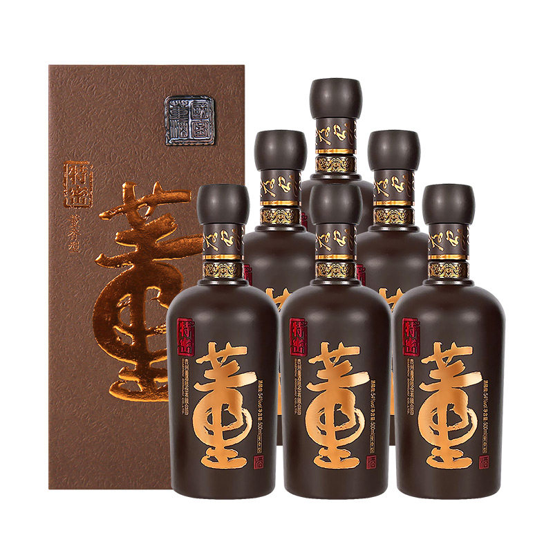 国密董酒特密54度500ml盒装董香手工酿造高端白酒整箱收藏送礼