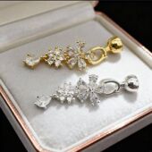 18k铜包金电镀钻链款 项链手链珍珠链收尾扣葫芦扣diy配件扣头