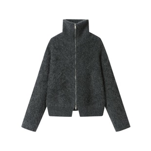 今晚重磅高货～山羊绒拉绒加厚开衫 外套m