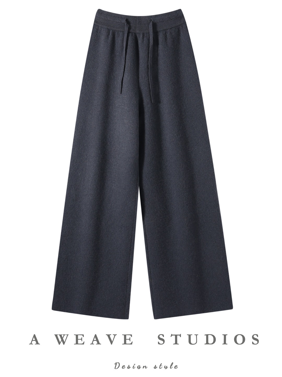 女士四平空气层加厚阔腿裤～高货羊绒裤