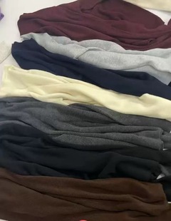 女士超细精纺扬子纱半高打底衫～建议多色入