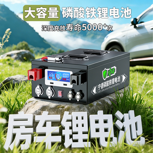 宁德房车磷酸铁锂电池12v24v48V伏大单体电芯车载储能大容量电源