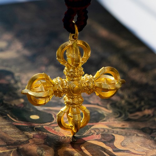 十字金刚杵吊坠藏元素情人节礼物