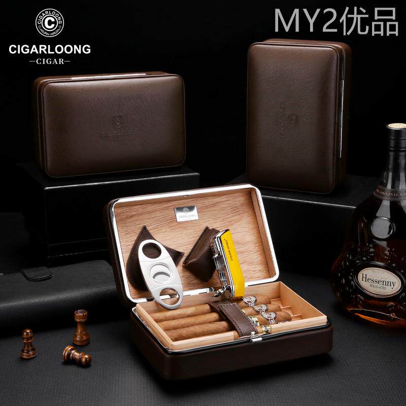 CIGA湿ROOLNG式茄龍雪茄盒雪茄保盒便携雪茄套剪雪茄打火机3件装使用感如何?