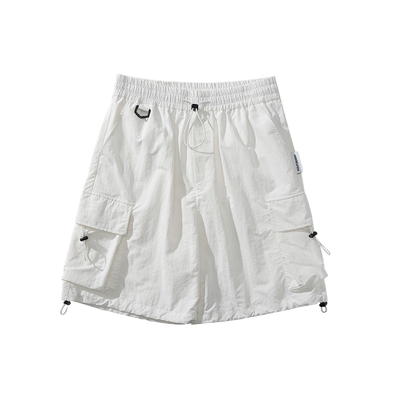 GOLFCROSS大口袋抽绳工装裤夏季宽松休闲短裤运动五分裤男女同款