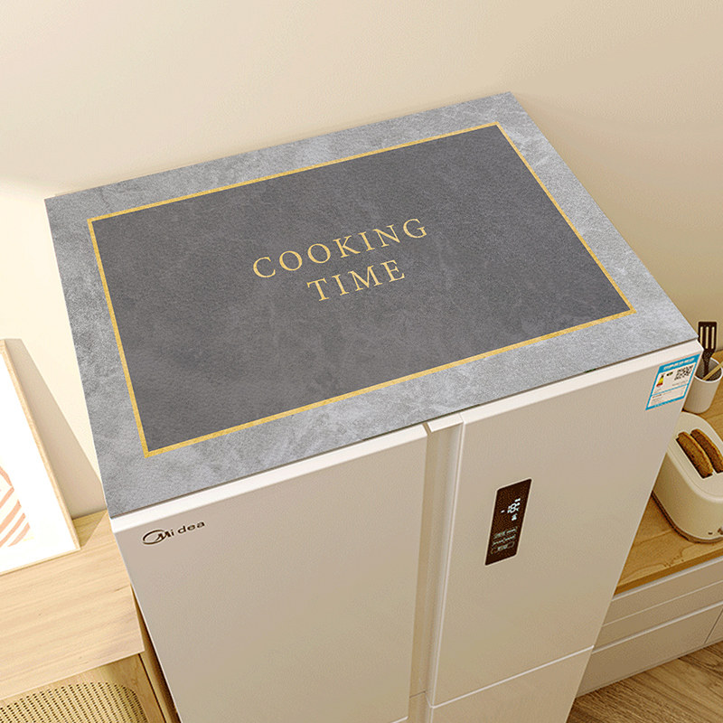 냉장고 방진 커버 천 커버 미끄럼 방지 방수 단일 및 이중 도어 냉장고 세탁기 커버 2022 새로운 보호 패드