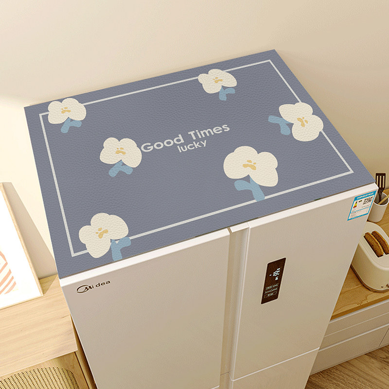 냉장고 방진 커버 천 커버 미끄럼 방지 방수 단일 및 이중 도어 냉장고 세탁기 커버 2022 새로운 보호 패드