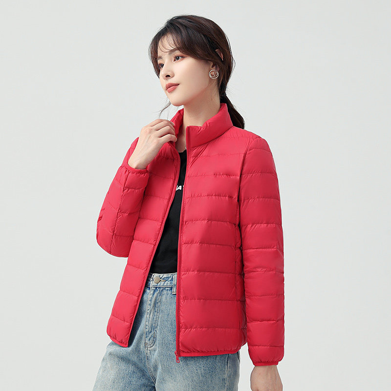 官方正品羽绒服女短款轻薄100羽绒服