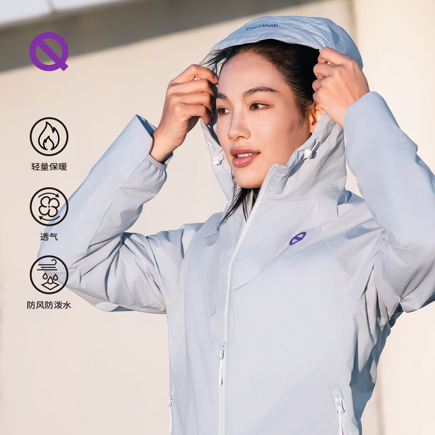 轻功热力怪连帽棉服加厚款2.0