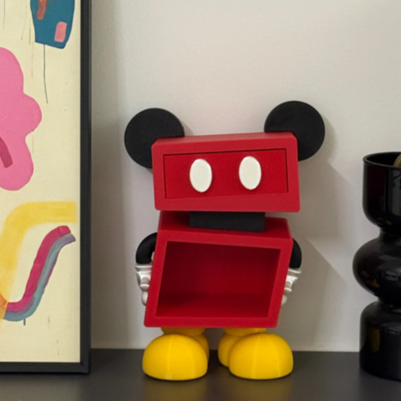 米老鼠收纳盒首饰盒桌面储物柜