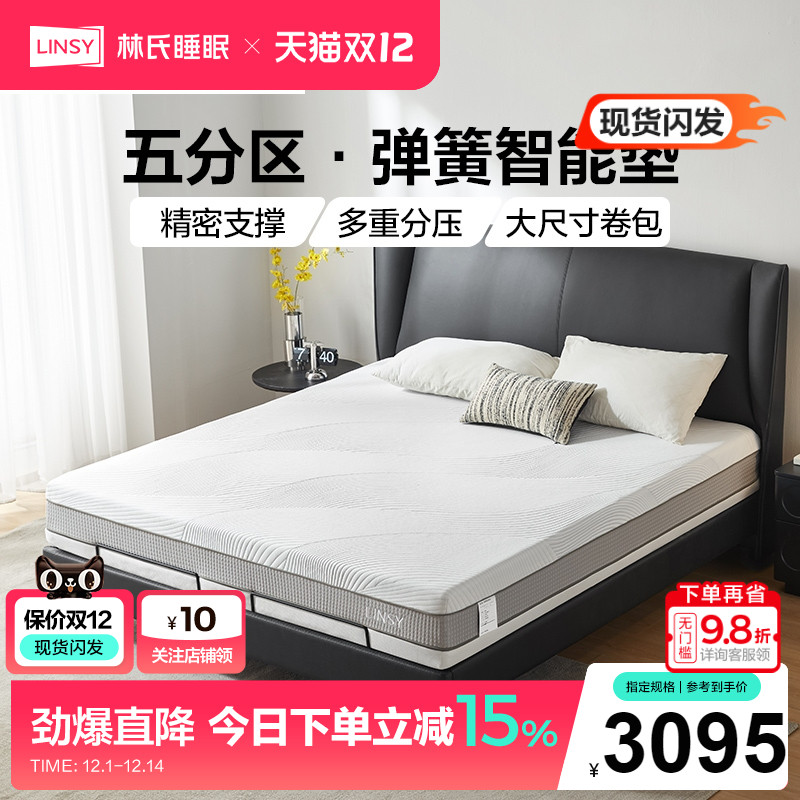 林氏家居撑脊记忆棉弹簧床垫