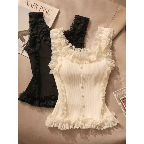 甜辣风修身无袖打底吊带女上衣