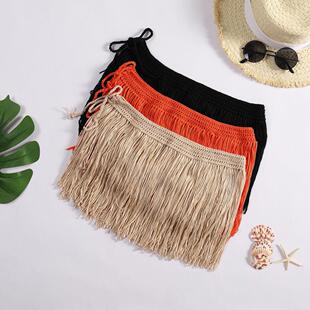 fringe long knit beach 长流苏针织沙滩裙 One dress一片式 piece