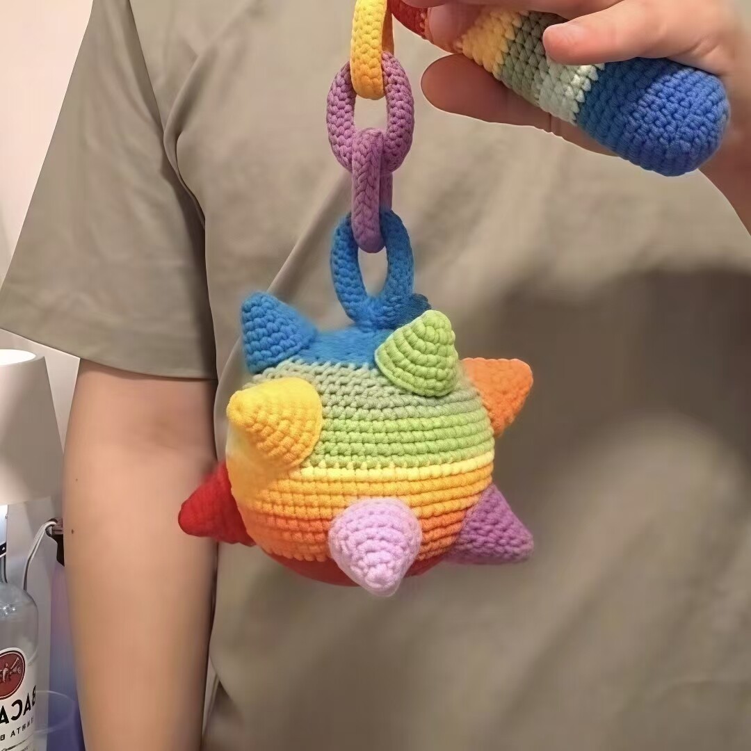 流星锤钩织毛线手工diy材