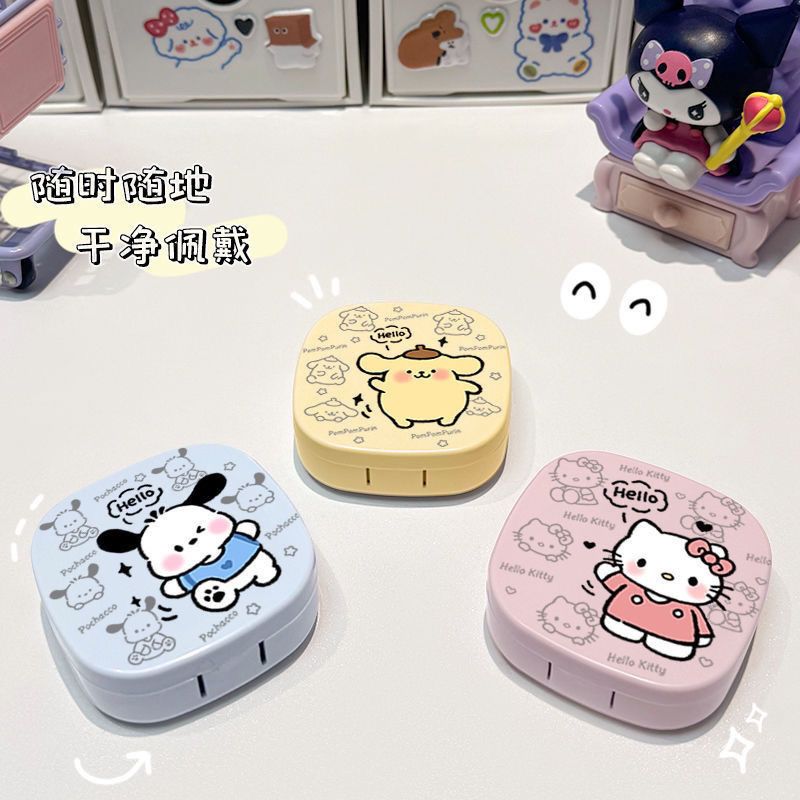 隐形眼镜美瞳卡通可爱双