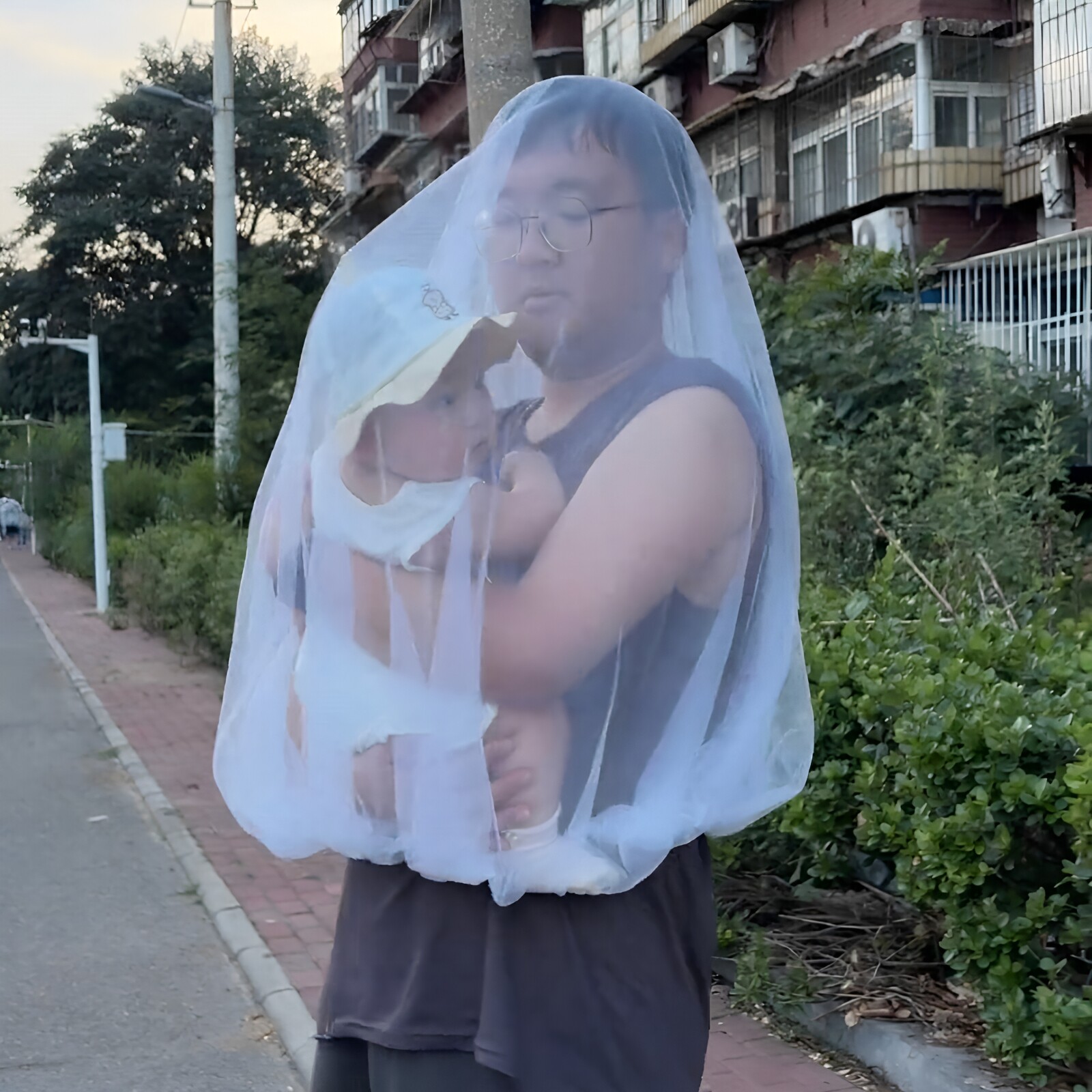 婴儿夏季外出随身蚊帐创