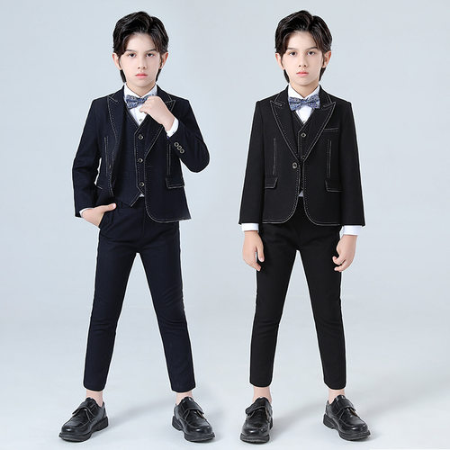 儿童西装套装2023新款男童礼服