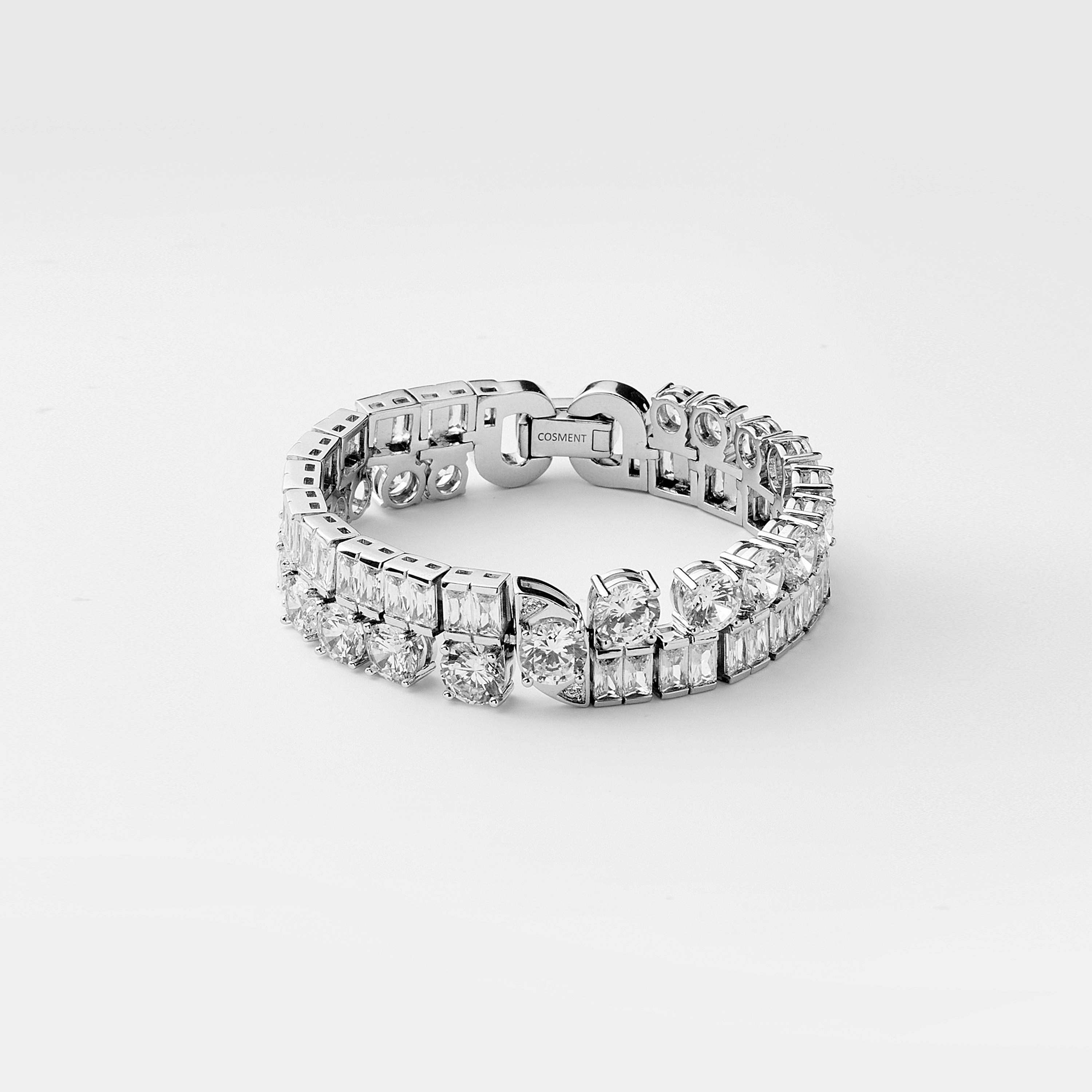 COSMENT奇点系列融合（Combine）原创手工镶嵌钻石情侣个性手链潮